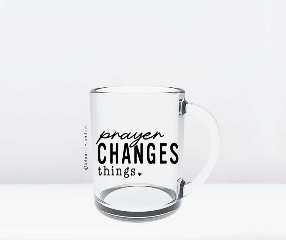 Prayers Glass Mug
