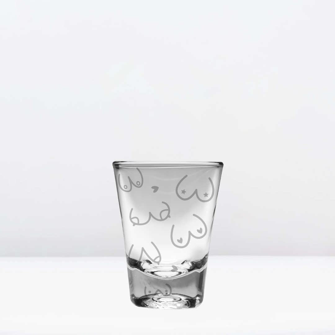 Funny Boobs Shoot Glasses