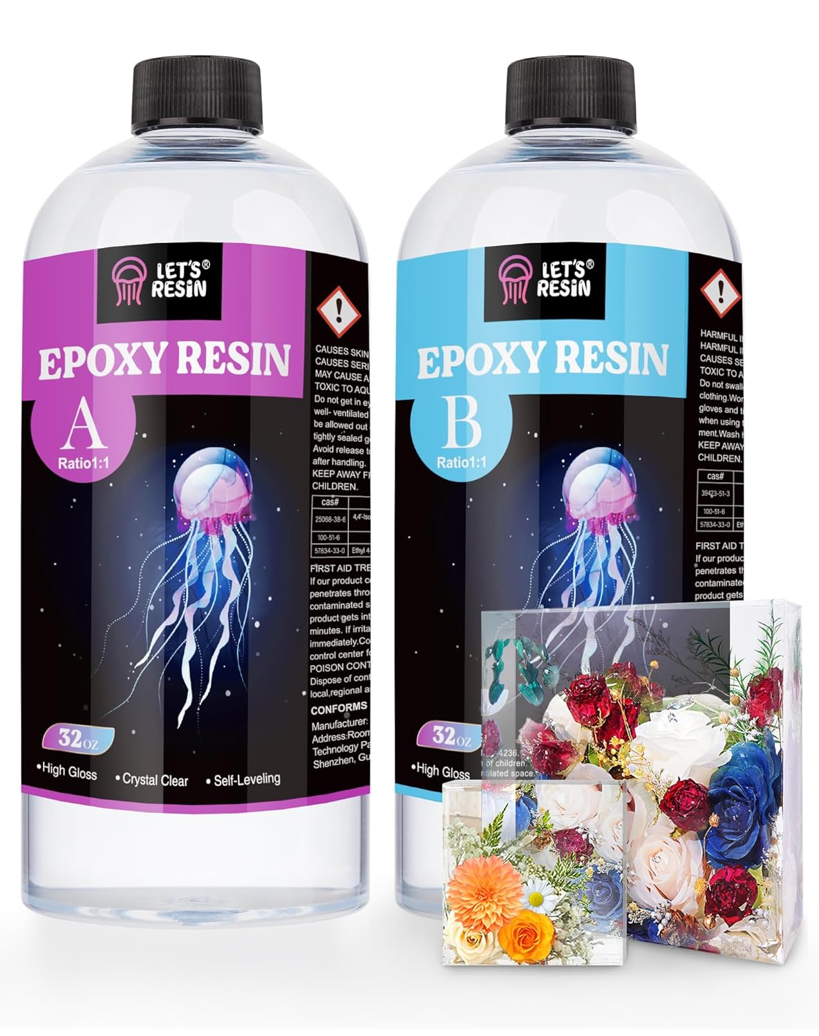 32oz Clear Epoxy Resin Kit