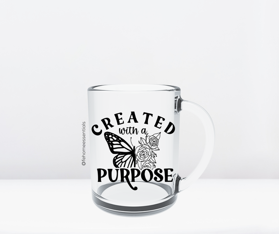Purpuse Glass Mug