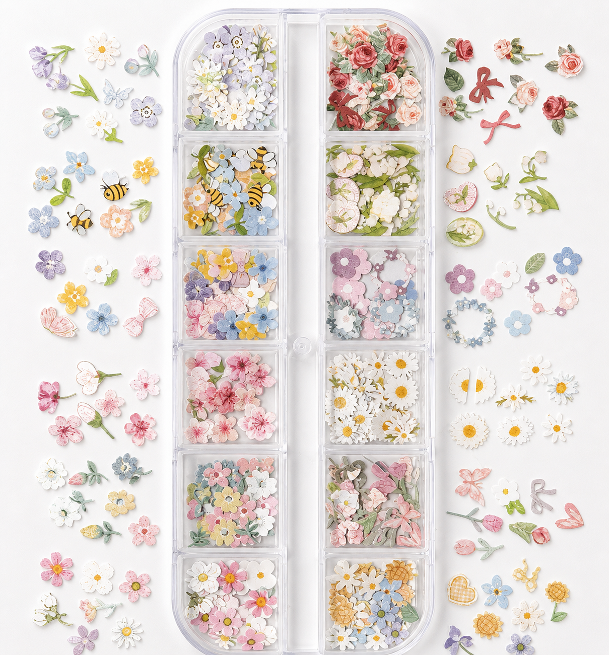 Flower confetti decor