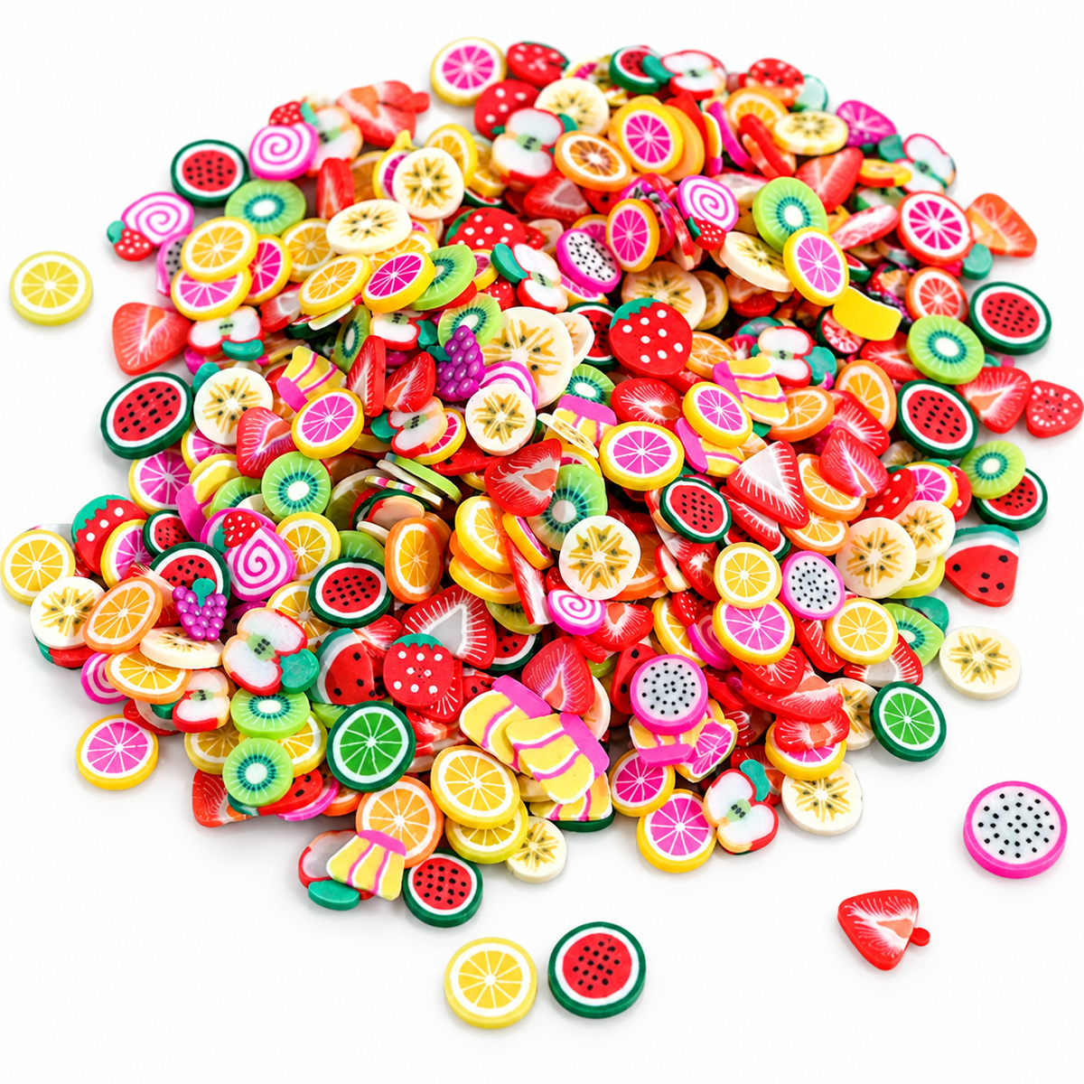 Fruit clay slices