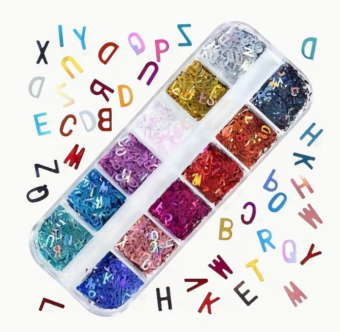 Alphabet Sequins Filler