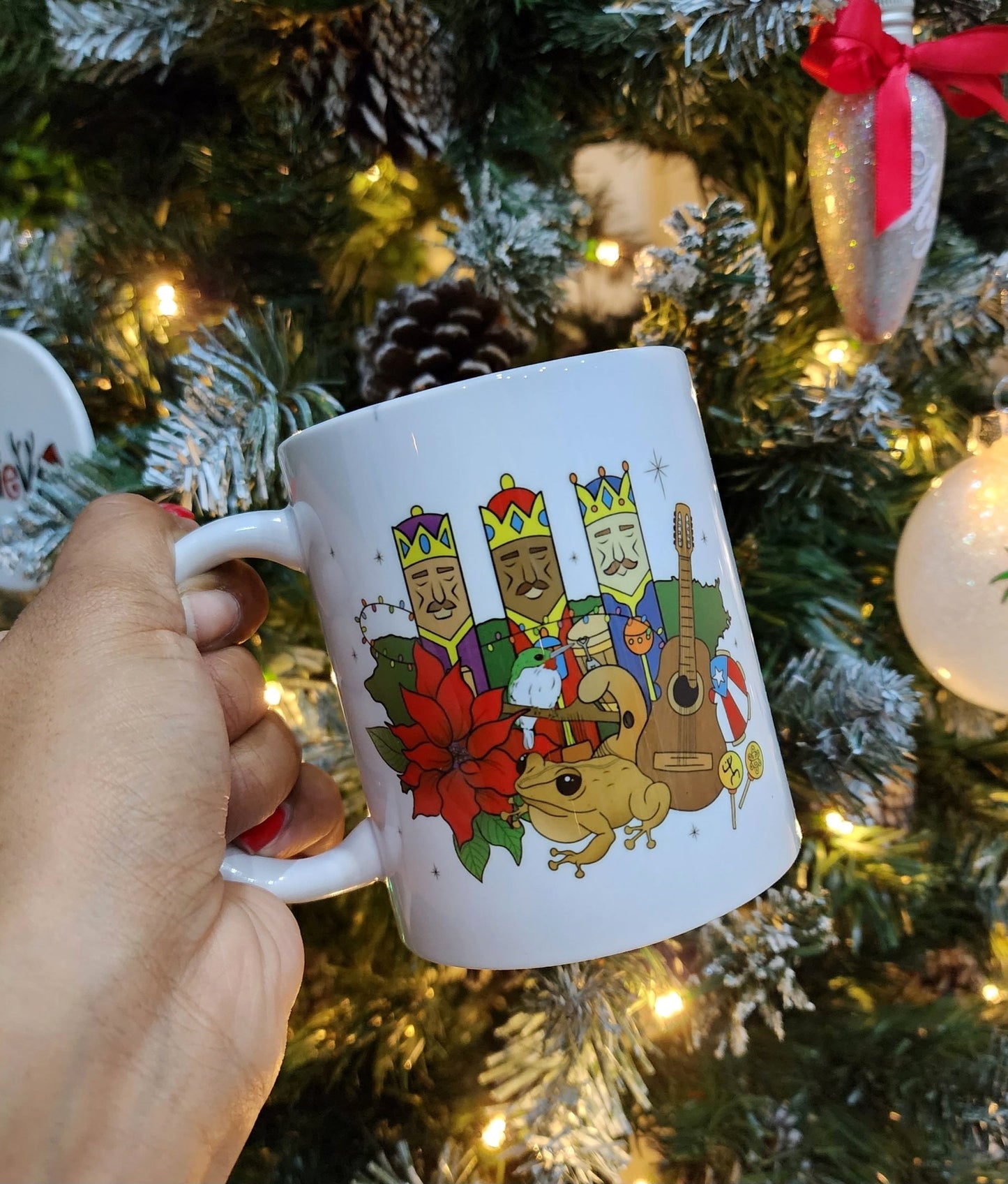 Coloreando a mi Puerto Rico Ceramic Mug - Five Elements Home Essentials