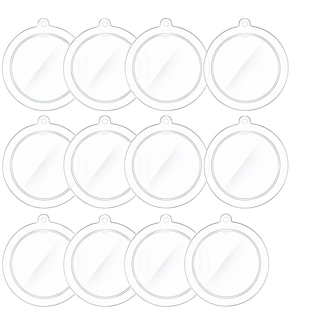 Round Frame Ornaments