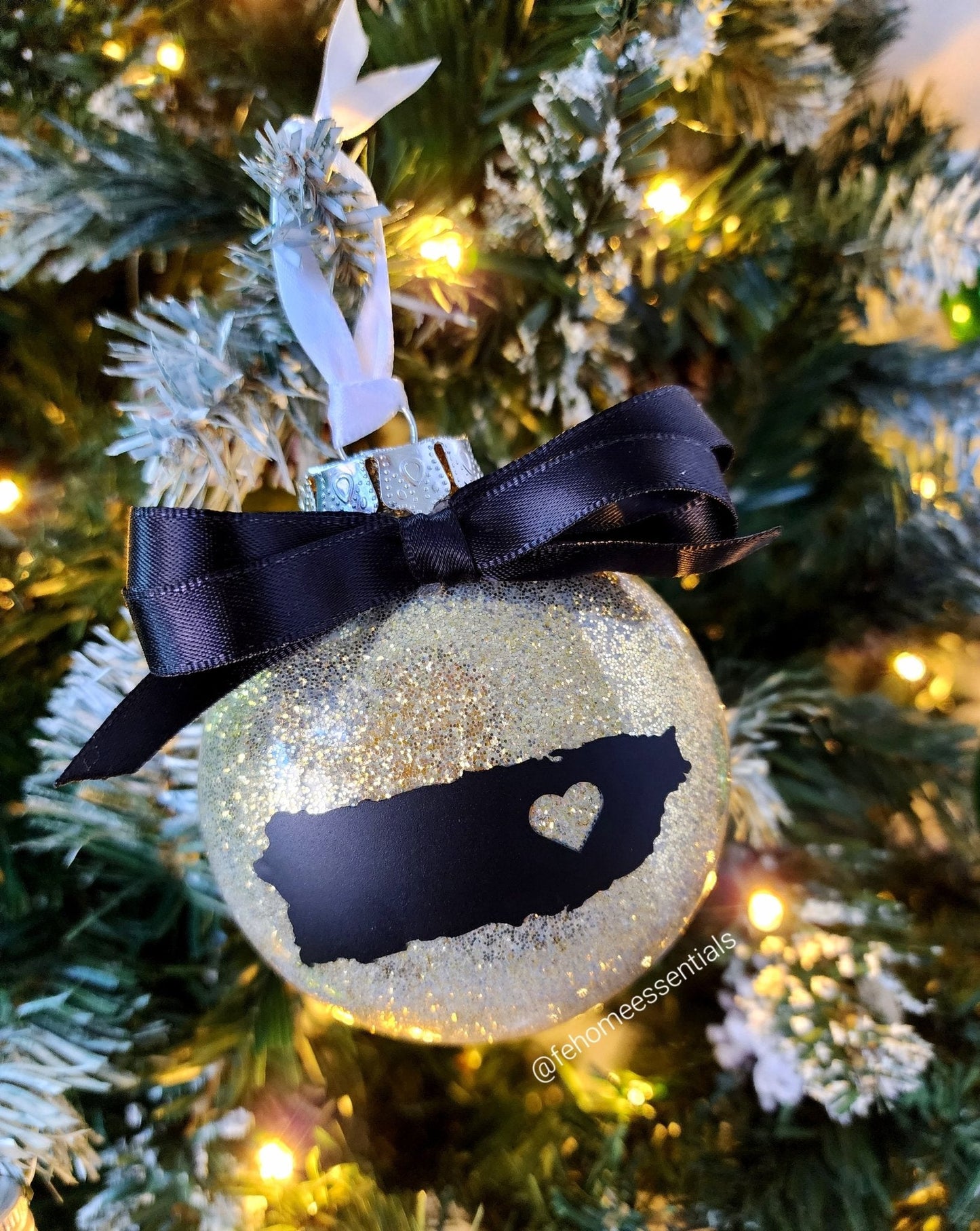 100x35 Esfera navideña PR - Five Elements Home Essentials