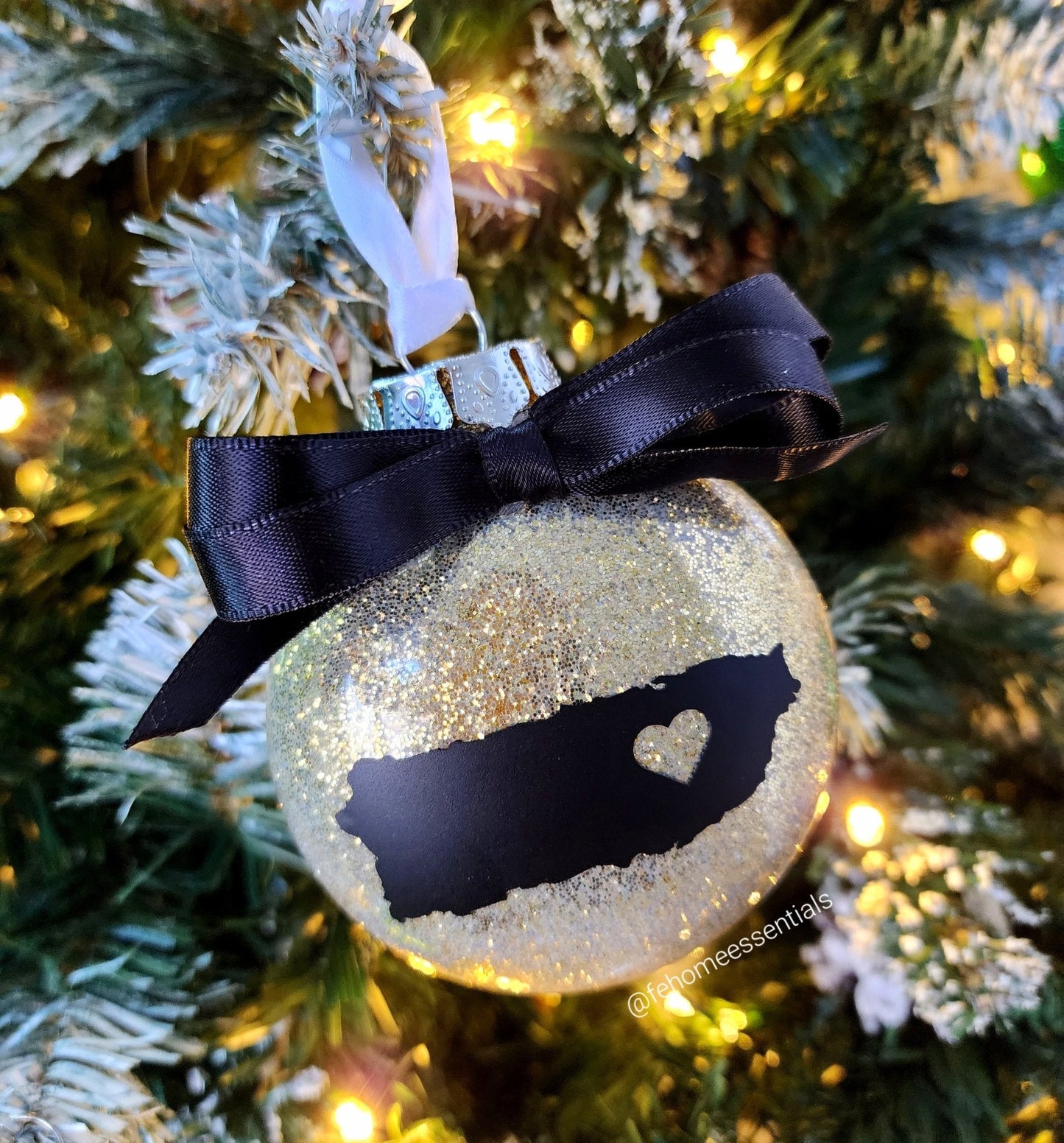 100x35 Esfera navideña PR - Five Elements Home Essentials