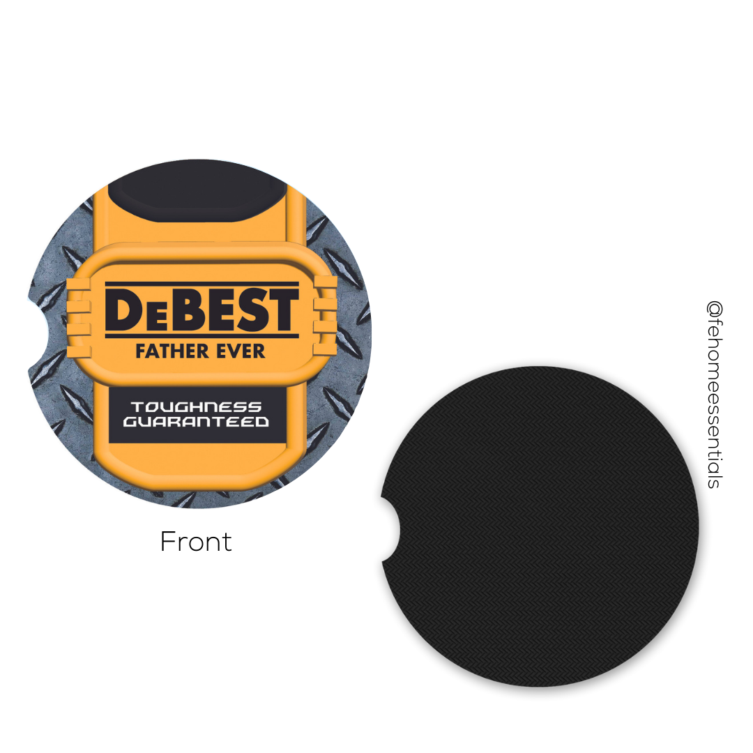 Handy Tools Dad Car Coasters