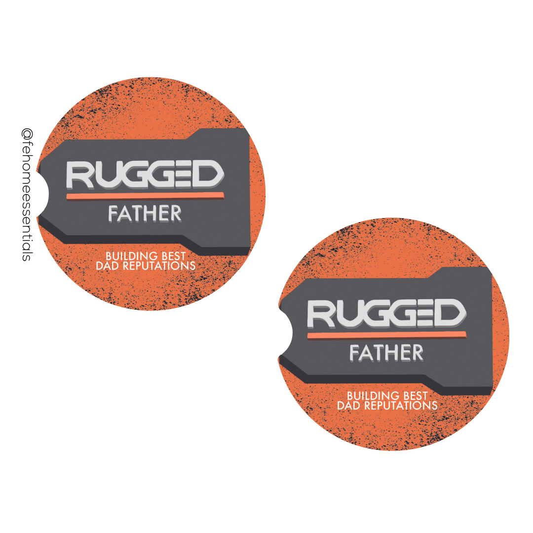 Handy Tools Dad Car Coasters