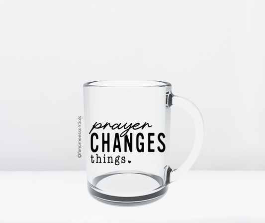 Prayers Glass Mug