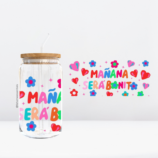 Mañana Sera Bonito Glass Can