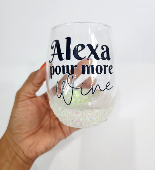 Alexa pour more wine