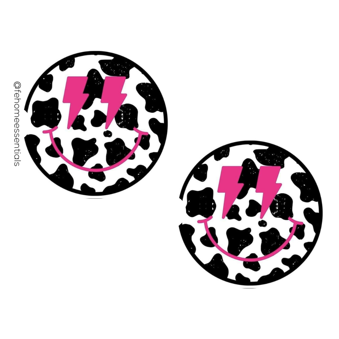 Happy Face Car Coasters