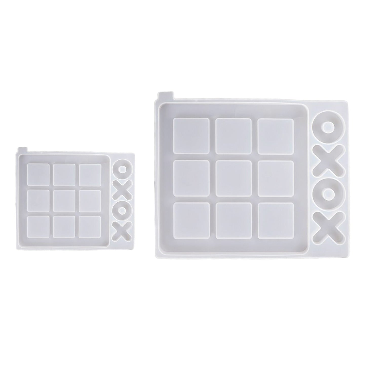 2 Pcs Tic Tac Toe Resin Mold
