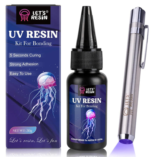30g UV Resin Kit with Light for Bonding