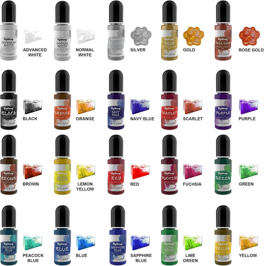 20 Colors Alcohol Ink Kit