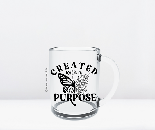 Purpuse Glass Mug