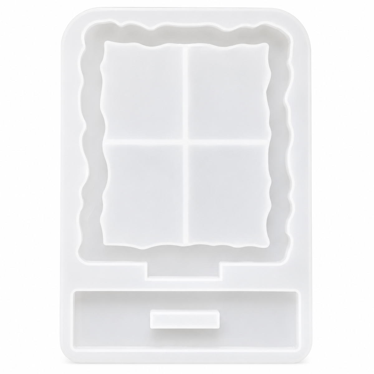 Wave Edge picture frame silicone mold