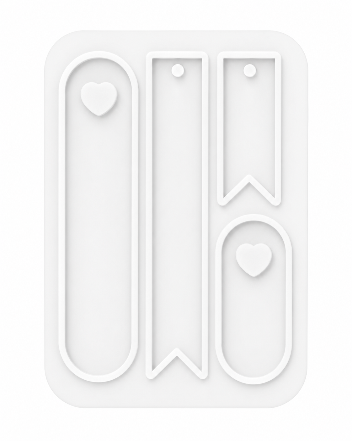 Bookmark Silicone Mold 4 variety