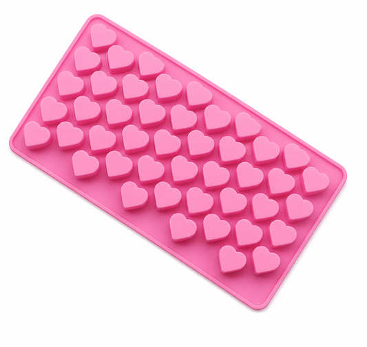 Mini hearts silicone mold