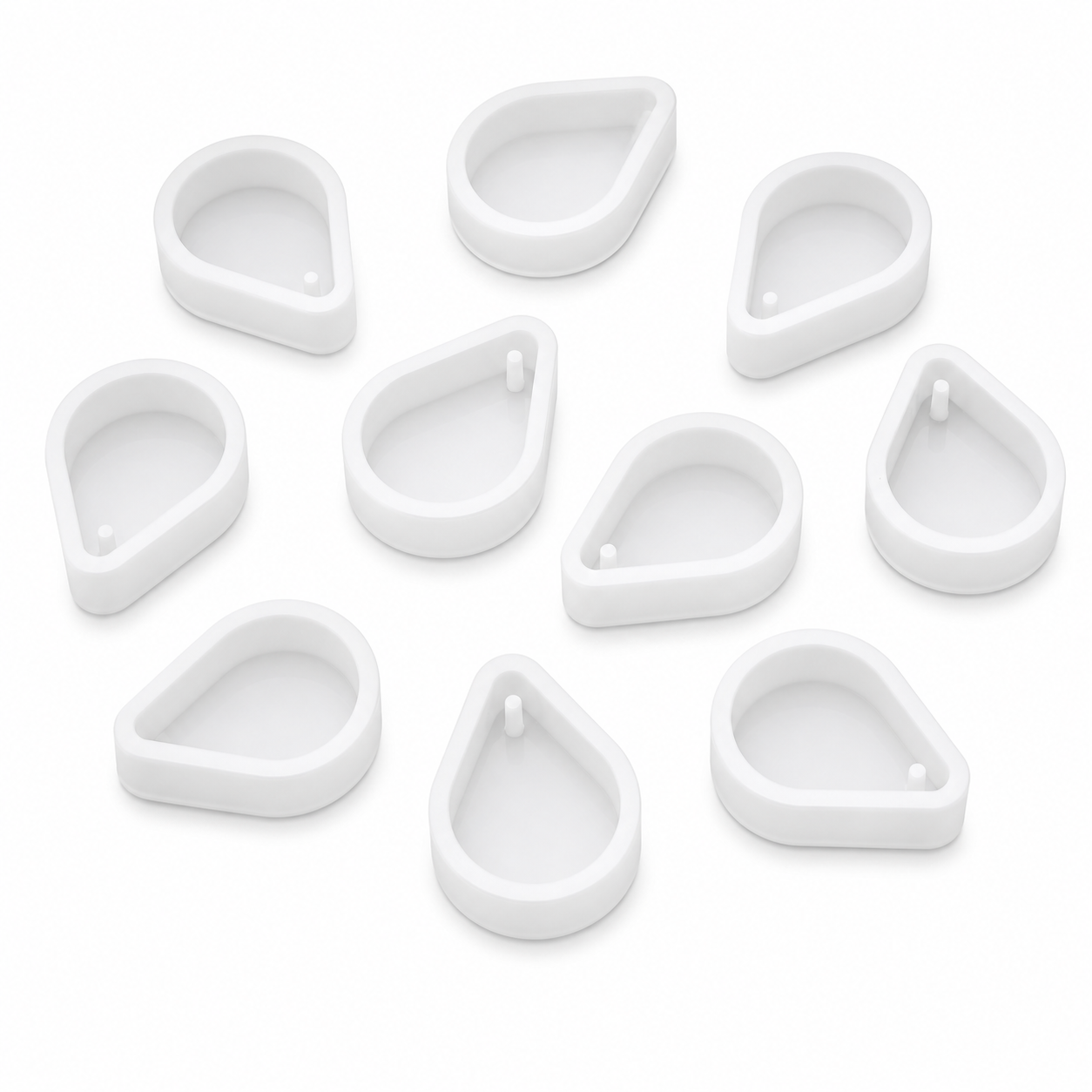 Teardrop Shape Silicone Pendant Molds