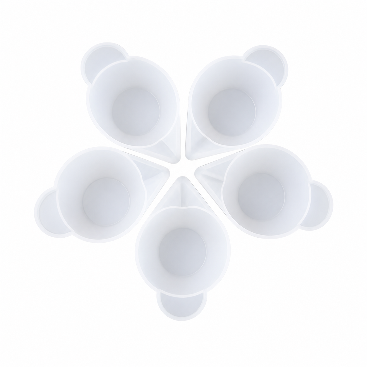 5pcs Silicone Epoxy Mixing Cups