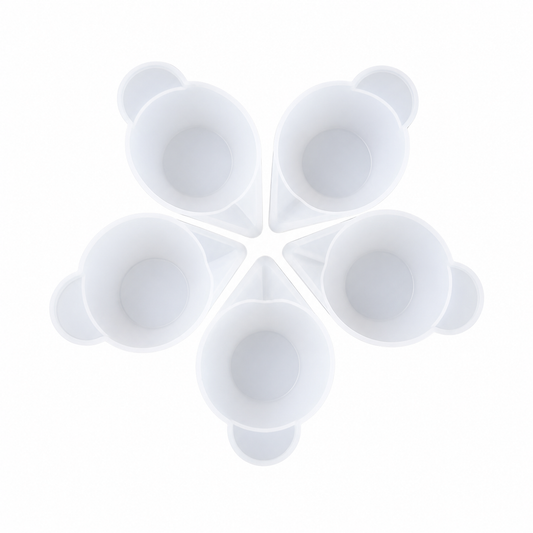 5pcs Silicone Epoxy Mixing Cups