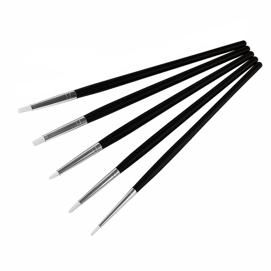 Silicone rubber tip brush