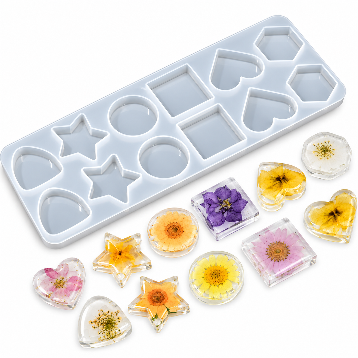Geometric patterns silicone mold