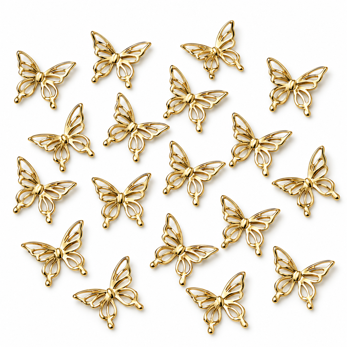 3d Butterfly charm
