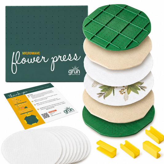 Microwave Flower press