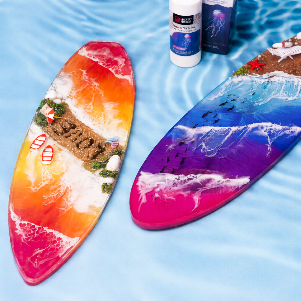 Surfboard silicone mold