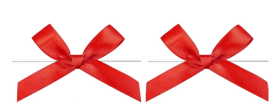 Twist tie bows