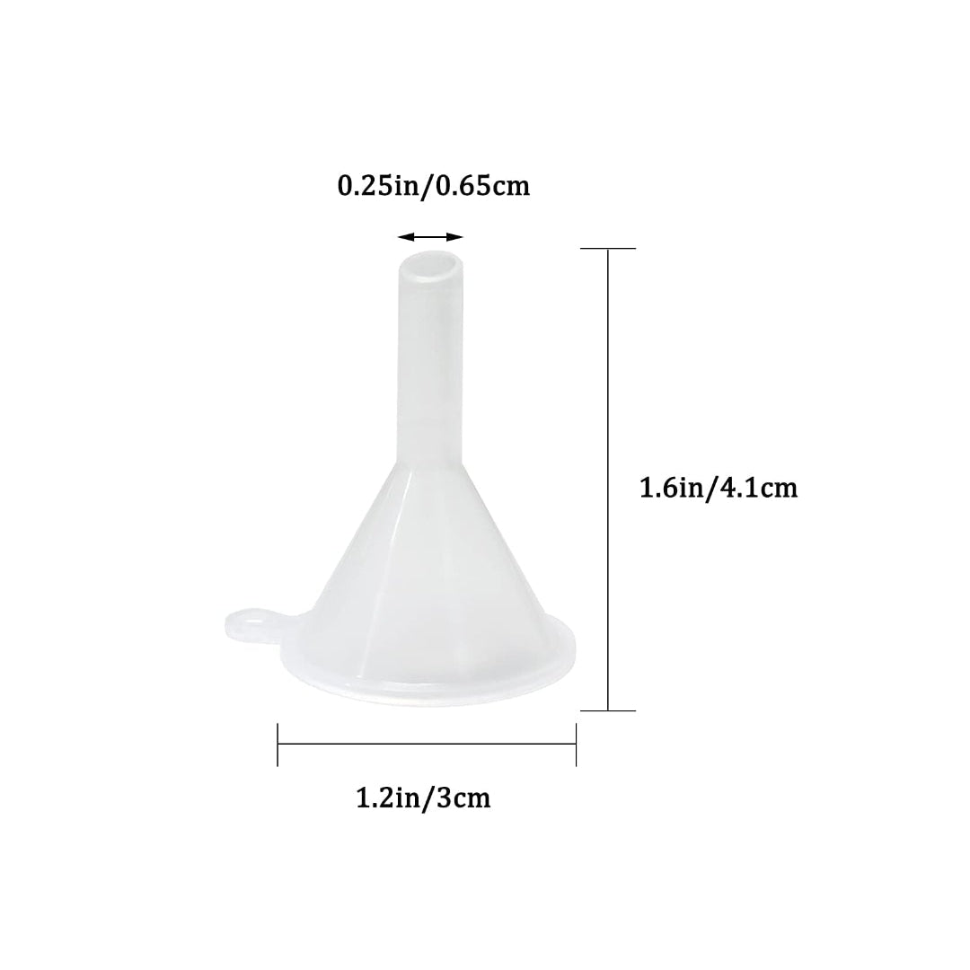 Mini plastic funnels