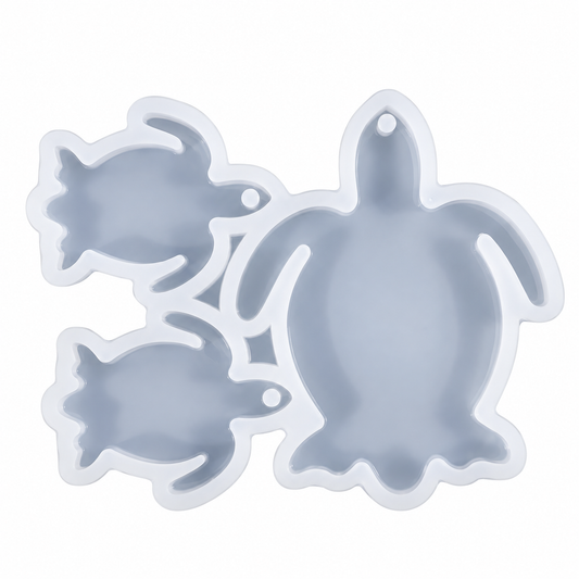 Molde de silicona para colgante de tortuga marina