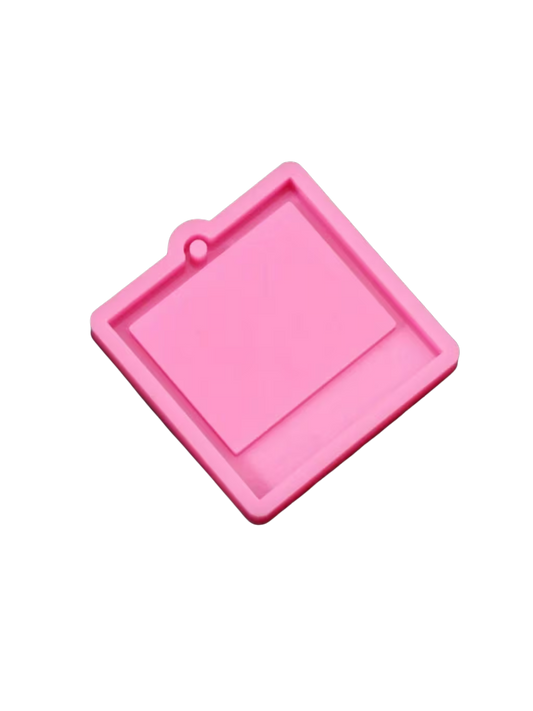 Photo frame keychain silicone mold