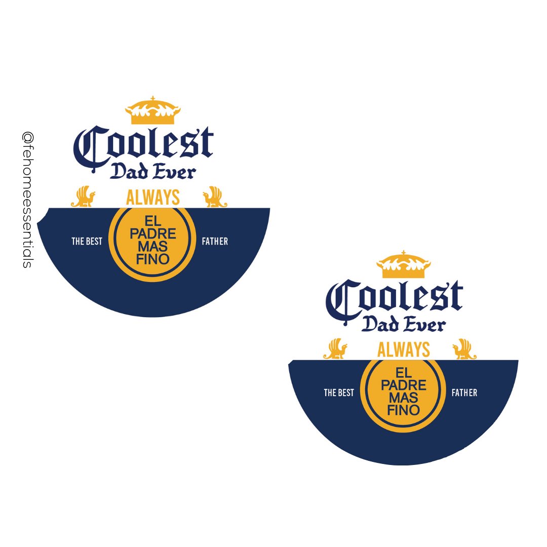 Beer Theme Dad Car Coasters - Five Elements Home Essentials