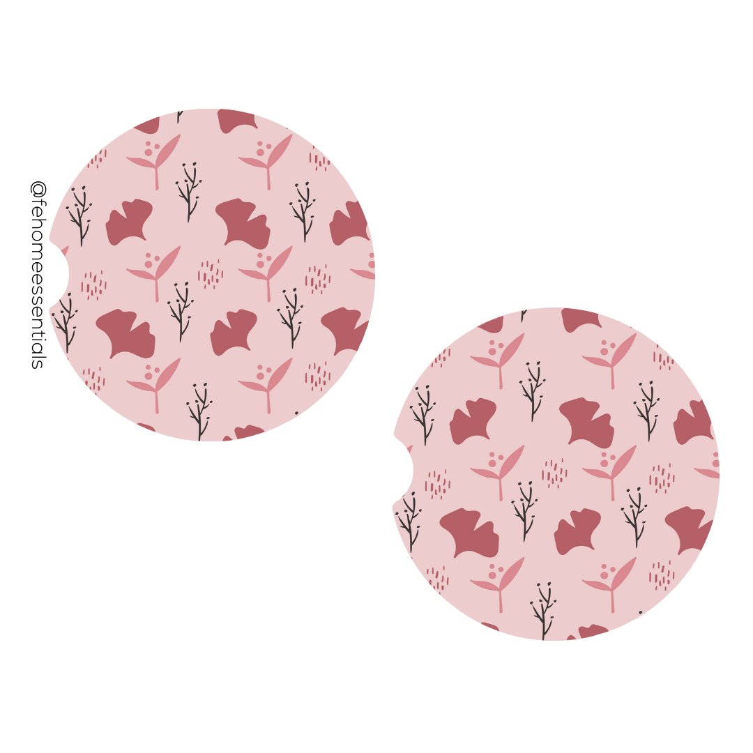 Boho Car Coasters - Five Elements Home Essentials