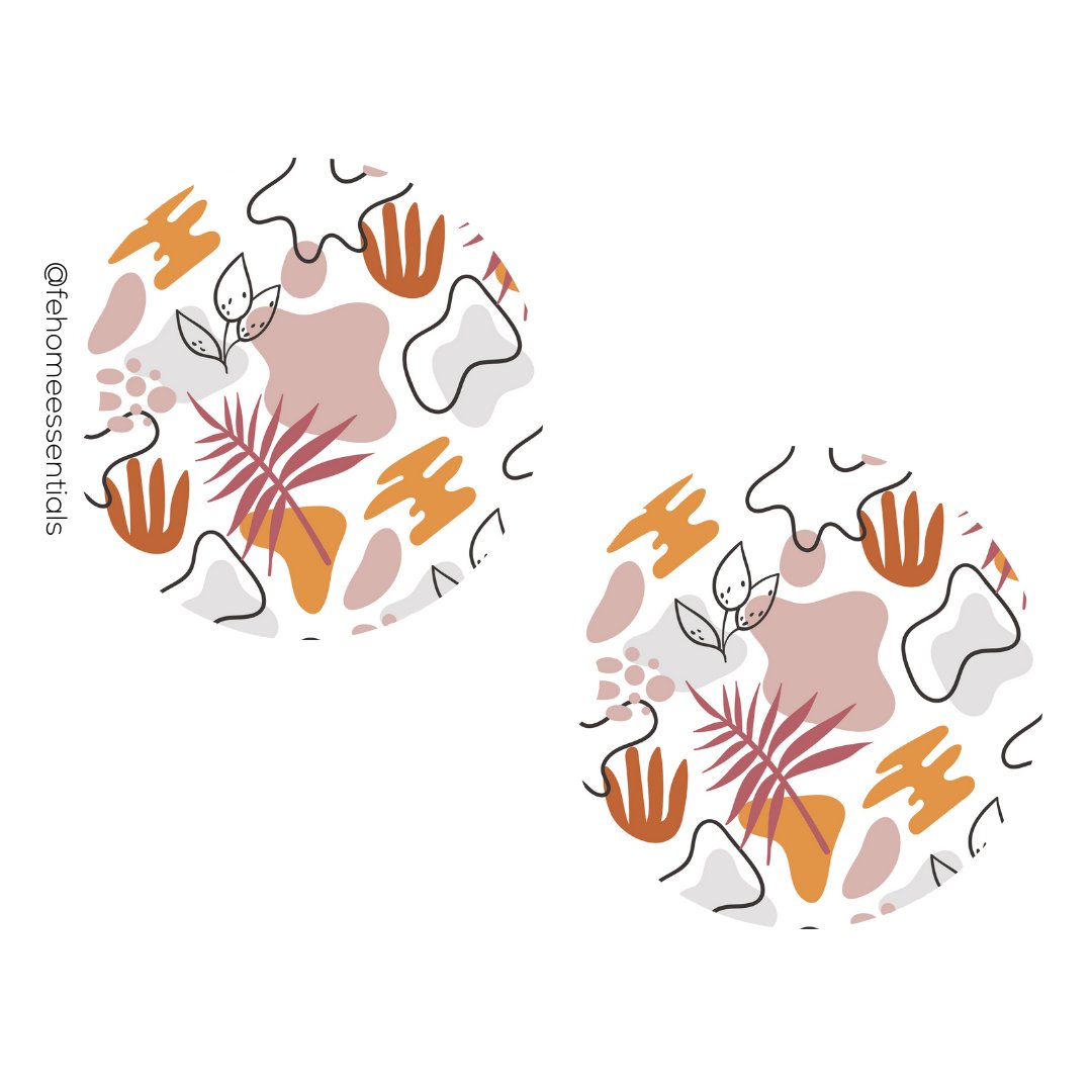 Boho Car Coasters - Five Elements Home Essentials