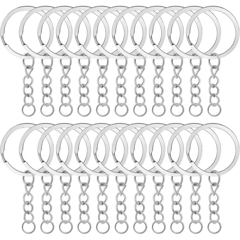 Flat Keychain ring Set