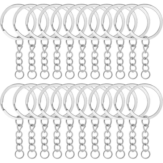 Flat Keychain ring Set