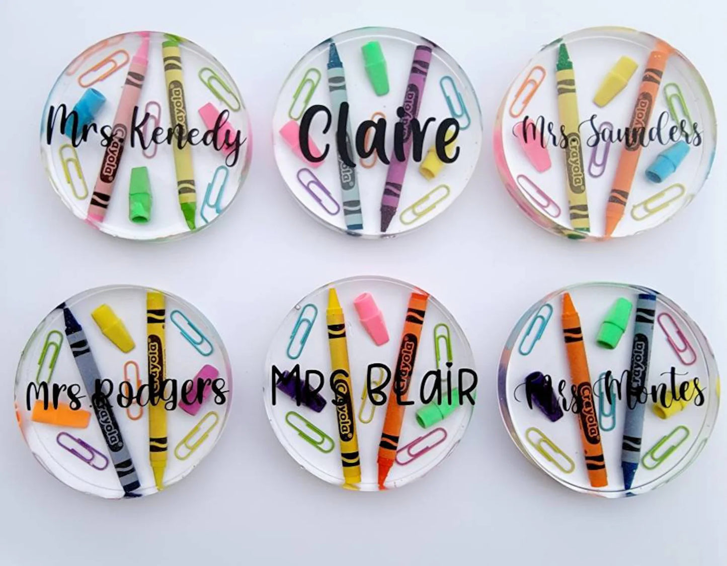 Teacher Crayon Coaster