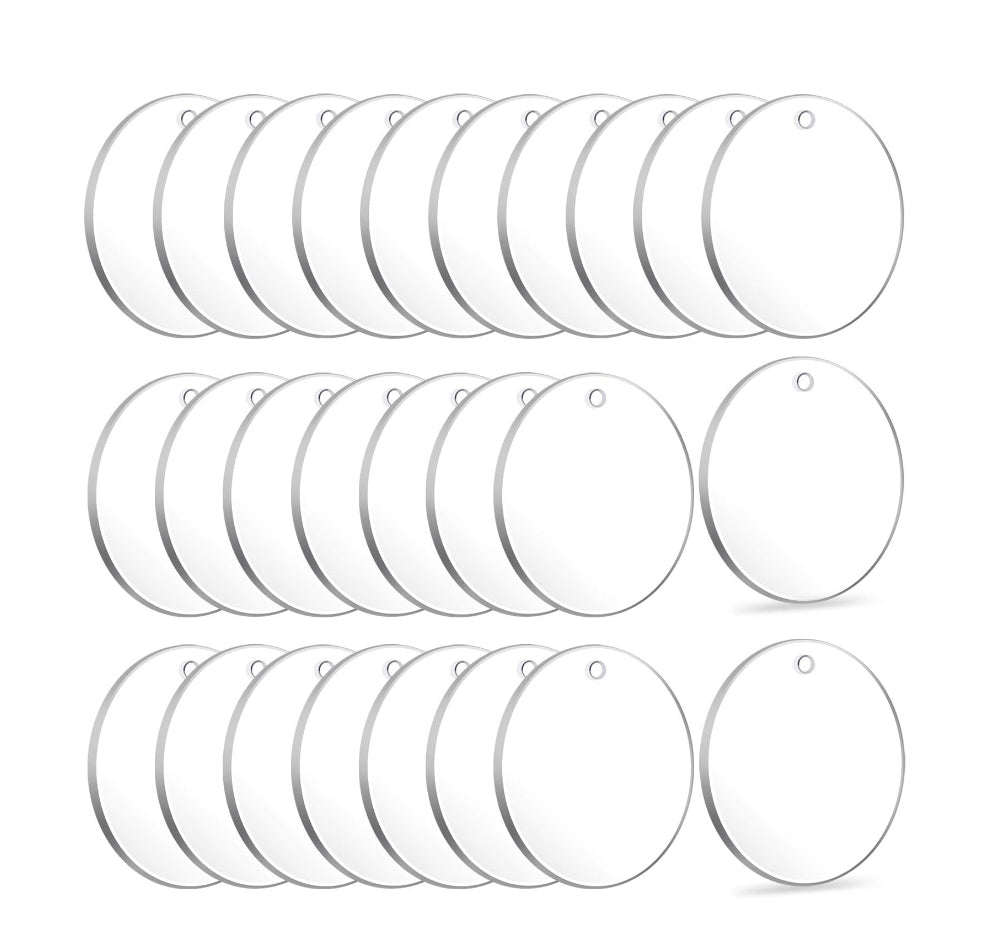 Acrylic round circles blank