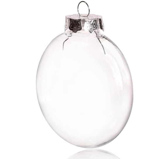 Clear disk ornaments