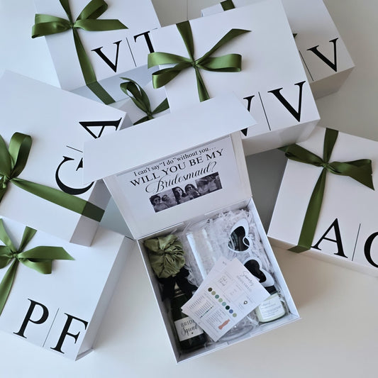 Bridesmaid gift boxes